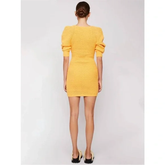 NWT A.L.C. Gigi crocheted dress in apricot blossom